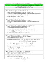 Chuyên đề ôn thi đại học_Khảo sát hàm số.