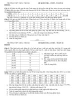 ĐỀ kiểm tra thống kê hay