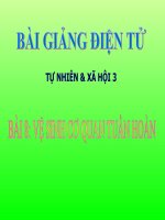 BÀI 8 VỆ SINH CƠ QUAN TUẦN HOÀN