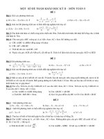 ĐỀ CƯƠNG ÔN THI HK2 TOÁN 8