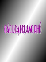 Bài giảng Vật Lý  12. Bài 26 các loại quang phổ