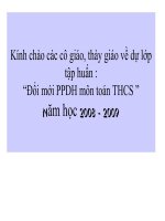 XD GIÁO ÁN THEO PPDH TÍCH CỰC
