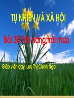 bài 30 Trời nắng-Trời mưa