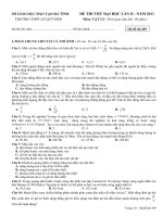 thi thử đại học lần II- Lê quý Đôn- ht