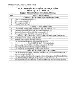 Đề cương ôn tập HKII-2010-2011 môn LÝ 10