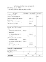 Đề thi HK II môn Công nghệ 9.1