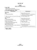 Giáo án lớp 5 buổi chiều tuần 19 năm 2011