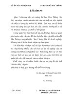 Đồ Án Tốt Nghiệp Hầm Xuyên Núi