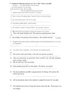 Unit 6Combine the following sentencesuse if or that wheneverpossibledoc