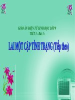 Bài 3: lai 1 cặp tính trạng (tiếp)
