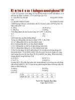 KT 15'' dẫn xuất halogen-ancol-phenol