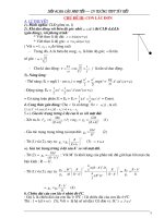 CHUYÊN ĐỀ LUYỆN THI ĐH CON LẮC ĐƠN