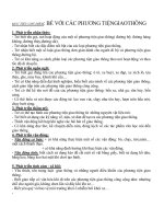 chủ điểm giao thông lớp chồi