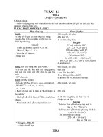 Giáo án lớp 5 buổi chiều tuần 24năm 2011