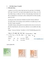 phân tích mối Tương quan thế lực giữa Vinamilk  và các đối thủ cạnh tranh