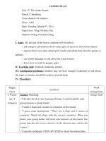 LESSON PLAN mon noi unit 12 e11