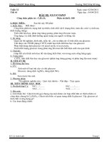 Tuần 32 - Tiết 61. Glucozơ