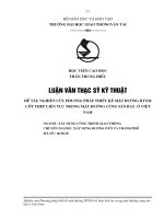 Luận Văn Thạc Sỹ Kỹ Thuật  NGHIÊN cứu PHƯƠNG PHÁP THIẾT kế mặt ĐƯỜNG BTXM cốt THÉP LIÊN tục TRONG mặt ĐƯỜNG CỨNG sân BAY  ở VIỆT NAM