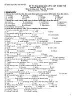 Đề thi HSG lớp 9 cấp TP Hà nội năm hoc 2010-2011