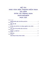 Thuyết minh tốt nghiệp Nhà văn hoá thanh niên Nam sài gòn