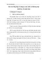 Báo cáo thực tập tại công ty sản xuất và thương mại thiết bị y tế Minh Tâm