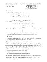 Đề thi HSG toán lớp 9