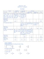 Kiểm tra toán 6 chương 3 (ma trận mới ) hay và chuẩn
