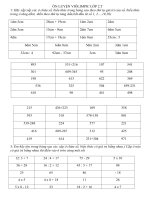 ĐỀ ÔN THI TOÁN CẤP TỈNH LỚP 2