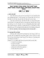 SKKN Cho học sinh đặt các bài toán tương tự từ bài toán ban đầu