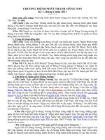 Phát thanh măng non kỳ 1 tháng 4/2011