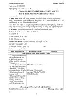 Giáo án Đại số 8 Học kì 2