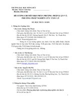 PHƯƠNG  PHÁP LUẬN VÀ PHƯƠNG PHÁP NGHIÊN CỨU TÂM  LÝ