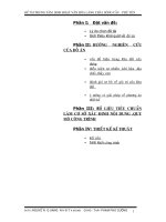 Đề cương Kiến trúc Trung tâm sinh hoạt văn hoá làng chài Sông cầu