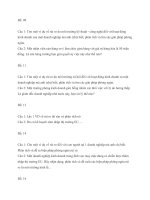 Tổng hợp đề thi quản trị rủi ro