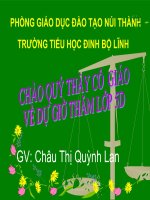 Lịch sử 5- Tuần 30: Xây dựng nhà máy thủy điện Hòa Bình