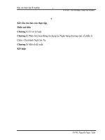 Phân tích hoạt động tín dụng tại Ngân hàng thương mại cổ phần Á Châu- Chi nhánh Ngô Gia Tự