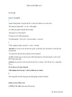 Hệ thống kiến thức bài tập môn kinh tế vĩ mô