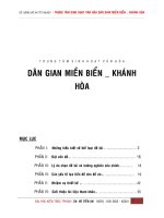Đề cương kiến trúc Trung tâm sinh văn hoá Dân gian miền biển Khánh Hoà