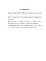 FACTORS AFFECTING EMPLOYEES’ MOTIVATION IN HOTEL INDUSTRY IN HO CHI MINH CITY