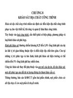 Bài giảng địa chất công trình  chương 8   khảo sát địa chất công trình