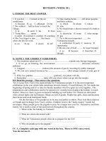 REVISION FOR TEST 4 (E7)