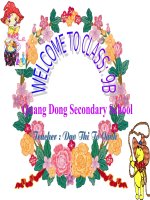 Unit : 9 Natural Disasters Lesson :3 GS-L&R