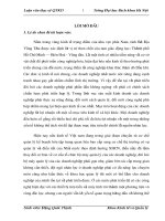 Phân tích và đề xuất một số giải pháp nhằm nâng cao chất lượng của Xí nghiệp tàu dịch vụ dầu khí