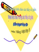 Bai LTVC:On tap ve dau cau.