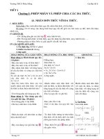 Giáo án Đại số lớp 8 cả năm