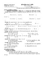 de kiem tra 45p chuong IV dai so 9 nam 2011