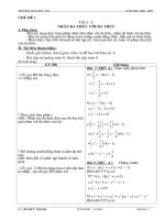 Giáo án toán lớp 8 tự chọn