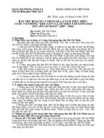 Thu hoach hoc tap cuoc van dong häc tap theo tam guong HCM