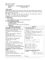 Giáo án Đại số 9 năm học 2014 - 2015 bản chi tiết