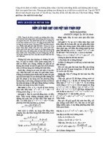 5 lời giải hay cho một bài toán đẹp